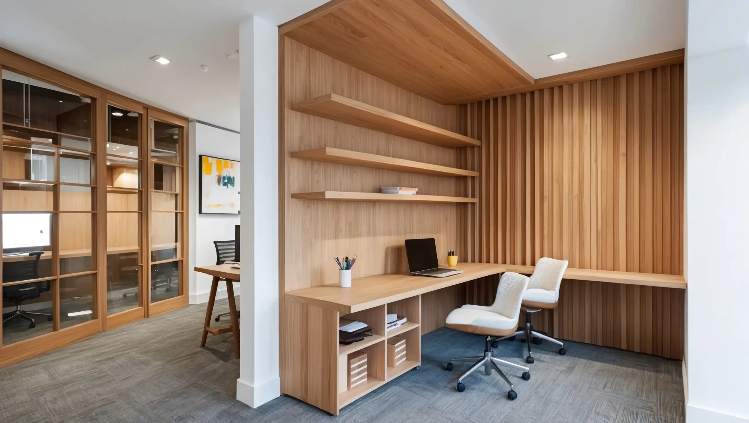 Schreibtisch aus Holz